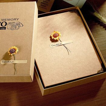 佳茉成长纪念册活页本子情侣diy毕业相册回忆录手工可贴照片空白励志开学季元宵节礼物送老师同学