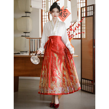 百鸟朝凤套装裙- 京东