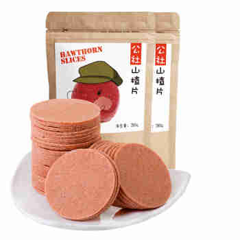 沂蒙公社山楂片280g*2袋大片0添加剂果脯蜜饯休闲零食山东特产