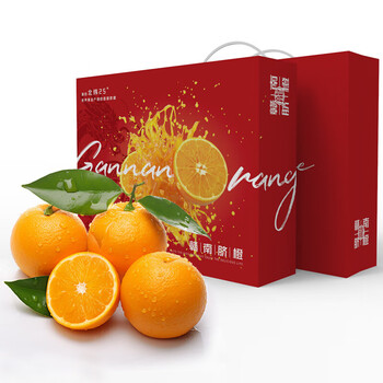 赣南脐橙 江西赣州甜橙 时令生鲜水果礼盒 正宗赣南脐橙   10斤装 9斤
