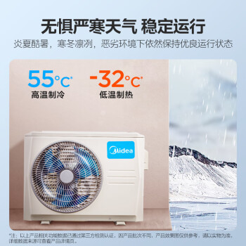 美的(Midea)空调 2匹旋耀 壁挂式 客厅商铺 冷暖挂机 京东小家智能生态空调 KFR-50GW/N8MXA3