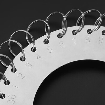 金隆兴 18位钥匙管理盘钥匙盘钥匙扣配彩色钥匙牌18位可标记钥匙链手提收纳钥匙管理盘 B18