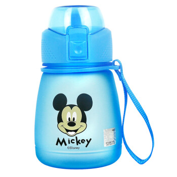 迪士尼婴儿童水杯 宝宝便携提绳直饮杯布丁杯 390ml 米妮