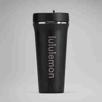 lululemon运动吸水瓶水杯水壶Back to Life方便时尚710ml 黑色