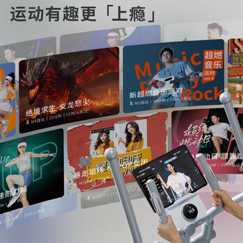 麦瑞克智能椭圆机家用椭圆仪太空漫步机运动健身器材 蜗牛X 581BXZ