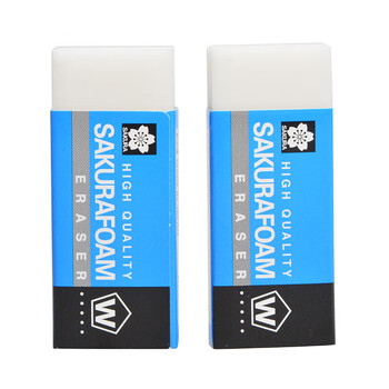 樱花（SAKURA）橡皮擦学生考试美术绘图 中号20块（整盒装）中秋国庆礼物XRFW-100*20日本进口文具素描