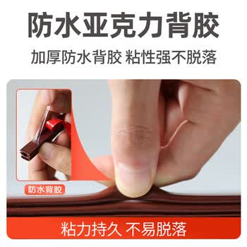 茨格曼防盗门密封条硅胶材质门缝隔音条防风防虫防撞