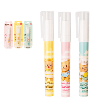 得力(deli)黄油小熊联名ACR笔型固体胶 环保无醛 混色随机发货 单支 HY505
