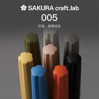樱花（SAKURA）【礼物】签字笔宝珠笔礼盒craft_lab 005尘埃灰日本大赏黄铜笔商务办公送礼物生日高颜值实用