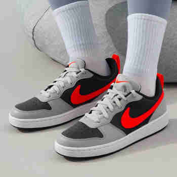 耐克（NIKE）女鞋2024夏款COURT BOROUGH LOW经典百搭低帮运动休闲板鞋DV5456 DV5456-003 38