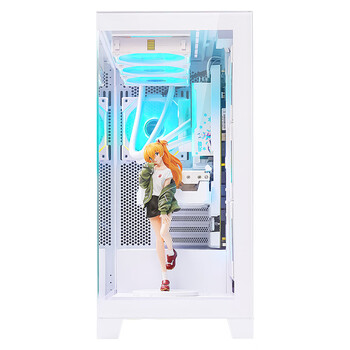 先马(SAMA)元境界白色ATX海景房机箱 顶部可拆卸水冷架/双360水冷位/双面玻璃/双U3+Type-C/支持背插式主板 先马(SAMA)元境界白色ATX海景房机箱 顶部可拆卸水冷架/双360水冷位/双面玻璃/双U3+Type-C/支持背插式主板