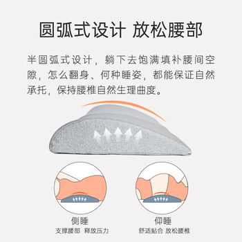 奥罗玛斯（aeromax） 记忆棉腰枕床上靠垫靠枕腰靠孕妇靠垫办公室靠枕靠背垫腰椎枕