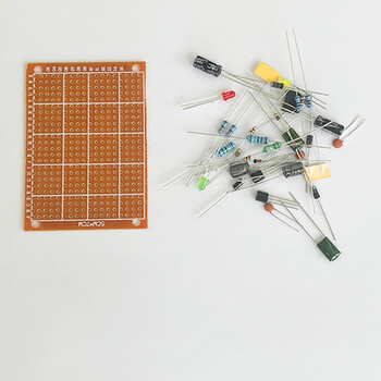 优品沃目新手初级识别焊接练习元件包套件直插训练板电子初学者 元器件+镀锡万能板(2套) 优品沃目新手初级识别焊接练习元件包套件直插训练板电子初学者 元器件+镀锡万能板(2套)