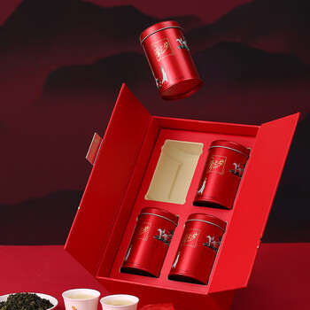 八马茶业乌龙茶爱上茶 安溪铁观音清香型一级168g 礼盒装茶叶送礼