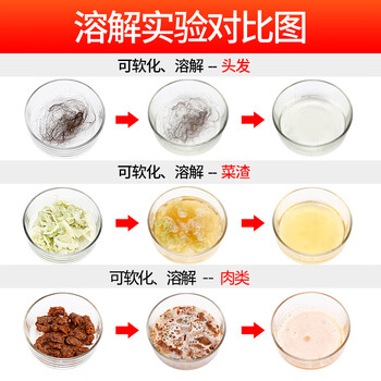 橙樂工坊管道疏通剂强力卫生间马桶厨房下水道疏通剂溶解清洁剂500g*3瓶 橙樂工坊管道疏通剂强力卫生间马桶厨房下水道疏通剂溶解清洁剂500g*3瓶