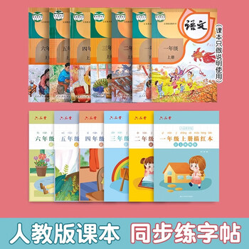 六品堂 四年级下册小学生练字帖 楷书训练生字同步儿童人教版书法语文课本 每日一练习专用