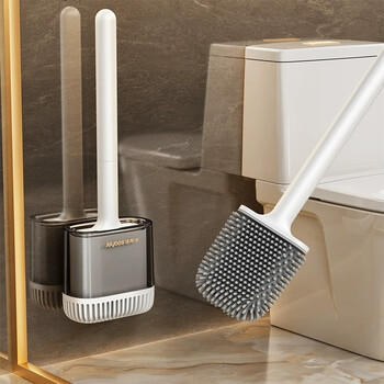 佳帮手 壁挂马桶刷套装免打孔厕所清洁刷子卫生间无死角清洁刷具