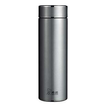 希诺（heenoor）保温杯 便携商务办公泡茶杯360ml 送长辈男友礼物XN-5658银香槟