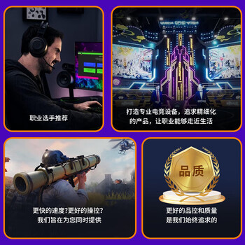 BUBM 电竞游戏鼠标垫 超大加厚 CSGO男生细面桌垫顺滑FPS吃鸡LOL专业竞技游戏方形鼠标垫 45*40*6mm虎符二代