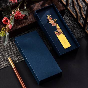 天色花鸟集金属书签礼盒中国风古典书签旅游伴手礼故宫文创创意博物馆生日新年礼物学生儿童奖品小礼品
