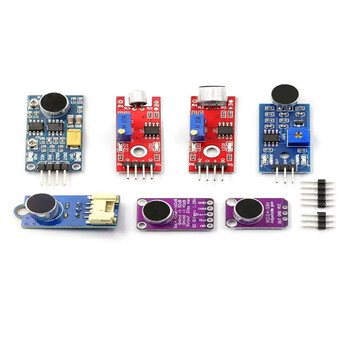 欧华远 声音传感器模块声控传感器开关声音检测口哨开关放大器麦克 声音检测-声音传感器模块（1个）