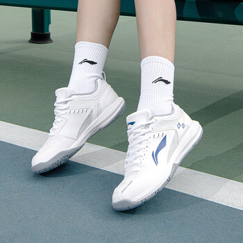 李宁（LI-NING）羽毛球鞋男女情侣款火箭鞋网球鞋乒乓球鞋贴地飞行运动鞋