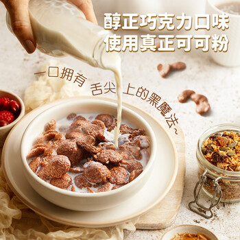 雀巢(Nestle)进口儿童零食可可味滋滋即食谷物500g早餐麦片代餐全谷物非油炸 雀巢(Nestle)进口儿童零食可可味滋滋即食谷物500g早餐麦片代餐全谷物非油炸