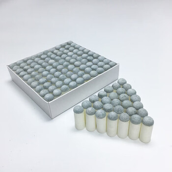 威仕顿台球杆枪头 公杆牛头塑料套台球配件桌球杆咀12MM 一盒装100个 