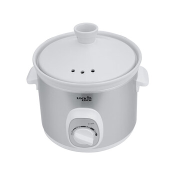 LOCK&LOCK 乐扣乐扣 家用电炖锅电炖盅煲汤养生煲 陶瓷内胆 3L 银色