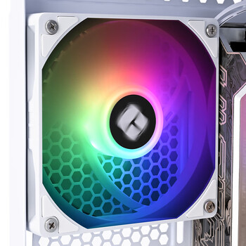 利民（thermalright）TL-C12CW-X28-S 白色28MM厚度性能均衡ARGB灯光风扇 支持神光同步 4PIN PWM 1550转速