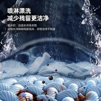 康佳半自动双桶双缸12公斤 洗衣机家用大容量脱水甩干机钢化玻璃盖板 家电补贴XPB120-339S