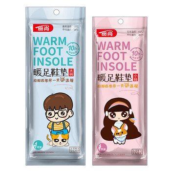 丽尚暖足贴暖脚鞋垫暖宝宝贴脚贴保暖贴 包装随机发 女38码 1对/包*3