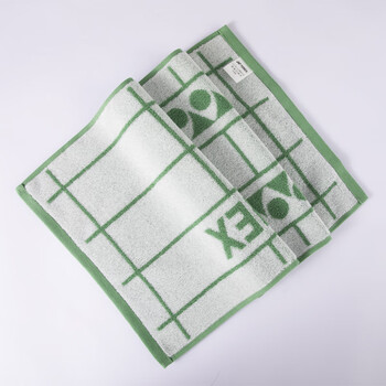 尤尼克斯YONEX运动毛巾羽毛球运动健身柔软吸汗棉质AC1234绿