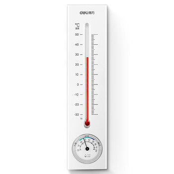 得力(deli)壁挂式室内温湿度计老人儿童礼物生日礼品 家用室内婴儿房温湿度表 办公用品 得力(deli)壁挂式室内温湿度计老人儿童礼物生日礼品 家用室内婴儿房温湿度表 办公用品