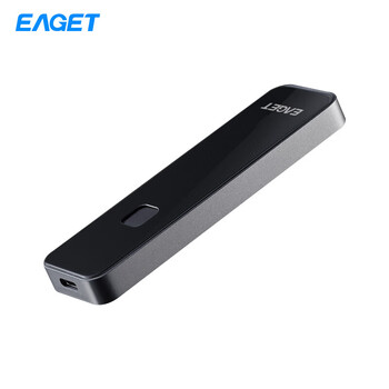 忆捷（EAGET）2T Type-c USB 3.2 移动固态硬盘（PSSD）FM2 指纹识别 SM4国密算法  防震耐用安全防护