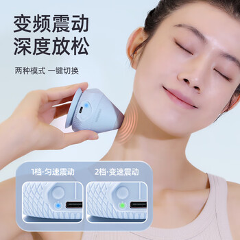 PROIRON普力艾 电动吸附式筋膜球肩颈背肌肉足底放松热敷专业按摩仪 灰