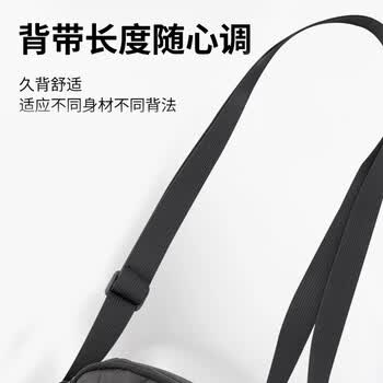 李宁斜挎包男士运动单肩包通勤骑行包男女户外旅行包手机胸包休闲包