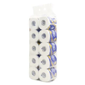 心相印（Mind Act Upon Mind）卷筒卫生纸 有芯厕纸巾 BT910 3层 10卷*3提