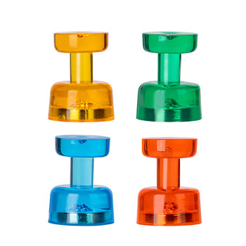 得力4粒/卡强磁磁钉 冰箱贴大直径磁粒白板配件磁铁吸铁石教学固定器黑板绿板吸附玻璃白板专用7821