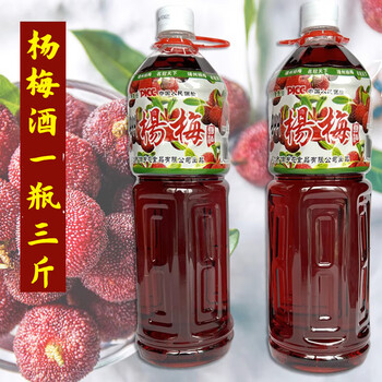 正i宗靖州杨梅酒侗乡花果汁3斤装湘西靖州特产自酿果酒女士微醺 1瓶