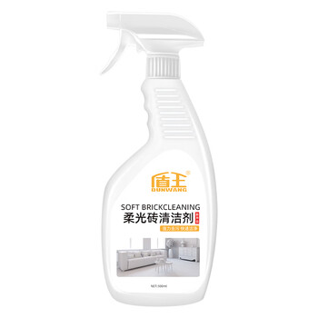 盾王柔光砖清洁剂500ml 强力去污磨砂瓷砖哑光砖防滑砖亚光地板砖专用