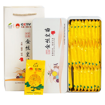 菊芝韵菊花茶 30朵金丝皇菊27g 0添加无硫熏 茶叶一朵一杯 菊芝韵菊花茶 30朵金丝皇菊27g 0添加无硫熏 茶叶一朵一杯