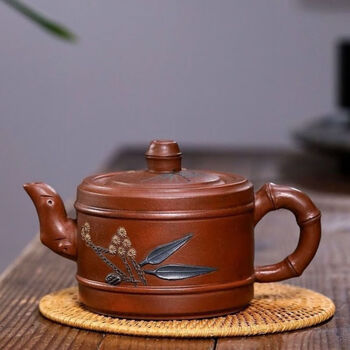 ★ 紫砂　茶壺　顧景舟　★ 宜興　急須　茶道　江蘇省　茶道具 中国古美術・宜興原鉱段泥 枇杷壺・紫砂壺・底款:蒋蓉・朱泥