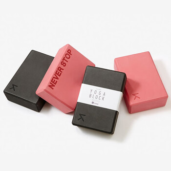 Keep瑜伽砖舞蹈砖成人儿童练功砖EVA瑜伽器材用品压腿神器 粉砂2个装 Keep瑜伽砖舞蹈砖成人儿童练功砖EVA瑜伽器材用品压腿神器 粉砂2个装