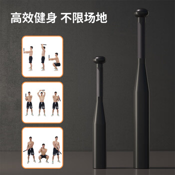 PROIRON普力艾 棒铃伊朗棒哑铃棒实心纯钢一体体能力量训练健身器材 15LB