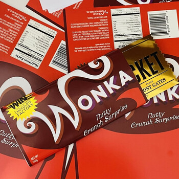 食芳溢现货查理和巧克力工厂金奖券威利旺卡巧克力券幸运金券票 全套