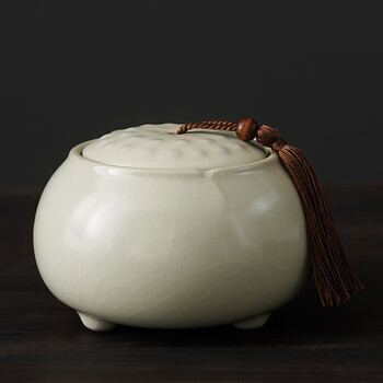 琦轩源陶瓷茶叶罐空罐密封罐存茶罐储存罐瓷罐储茶罐家用红绿茶普洱