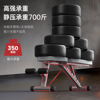 捷瑞特美国哑铃凳多功能健身椅卧推凳仰卧板腹肌健身器家用健身器材MD25