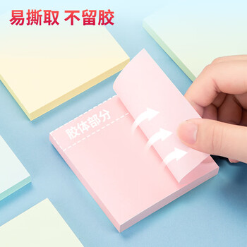得力(deli)7156 12本彩色便利贴粘性便签纸 76*76mm备忘留言纸/记事贴/自粘留言本办公用品 XDYD 得力(deli)7156 12本彩色便利贴粘性便签纸 76*76mm备忘留言纸/记事贴/自粘留言本办公用品 XDYD