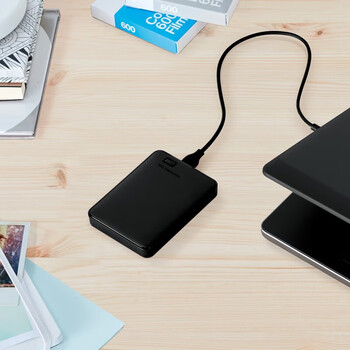 西部数据 (WD) 移动硬盘4TB 机械硬盘 便携口袋硬盘 USB3.0 Elements新元素2.5英寸  WDBUZG0040BBK